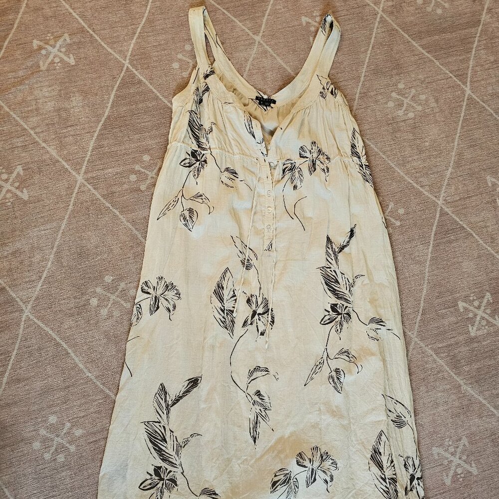 Theory flowy midi sun dress